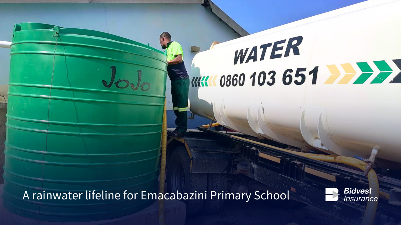 A rainwater lifeline for Emacabazini Primary School